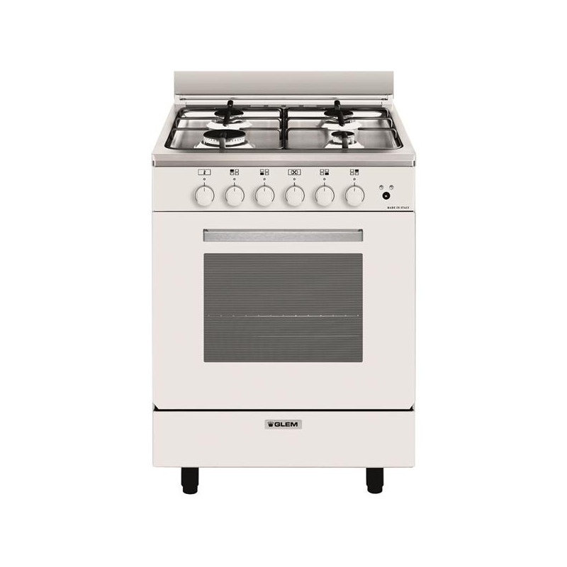GLEM - Cuisinière mixte GA660CVMWH