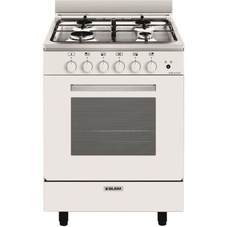 GLEM - Cuisinière mixte GA660CVMWH