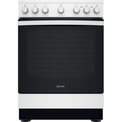 INDESIT - Cuisinière vitrocéramique IS67V5PCW/E
