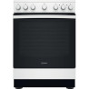INDESIT - Cuisinière vitrocéramique IS67V5PCW/E