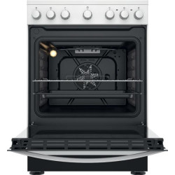 INDESIT - Cuisinière vitrocéramique IS67V5PCW/E