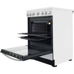 INDESIT - Cuisinière vitrocéramique IS67V5PCW/E