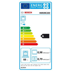 BOSCH - Cuisinière vitrocéramique HKR39C220