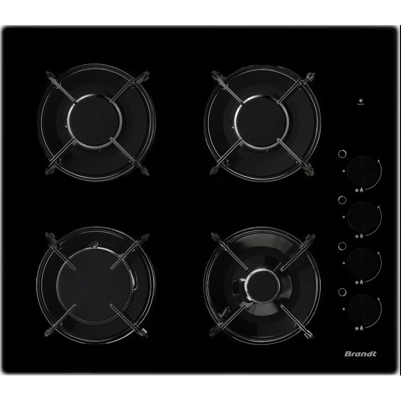 TABLE DE CUISSON GAZ BPG3400B VERRE NOIR TABLE DE CUISSON GAZ BPG3400B VERRE NOIR