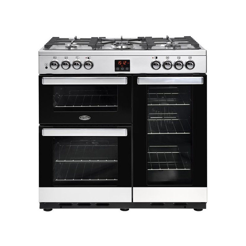 BELLING - Piano de cuisson mixte PCENTR90DFSTA