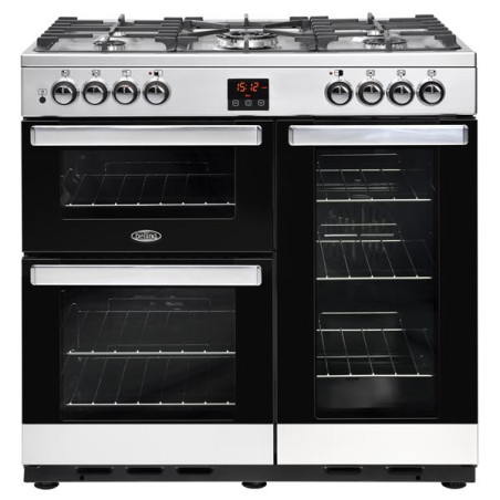 BELLING - Piano de cuisson mixte PCENTR90DFSTA