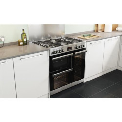 BELLING - Piano de cuisson mixte PCENTR90DFSTA