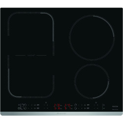 TABLE DE CUISSON INDUCTION 4 FOYERS+HORIZONE 7400W LARGEUR 60CM NOIR