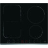 TABLE DE CUISSON INDUCTION 4 FOYERS+HORIZONE 7400W LARGEUR 60CM NOIR