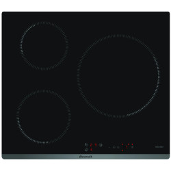 TABLE DE CUISSON INDUCTION 3 ZONES 7200W LARGEUR 60CM NOIR