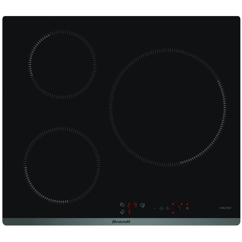 TABLE DE CUISSON INDUCTION 3 ZONES 7200W LARGEUR 60CM NOIR TABLE DE CUISSON INDUCTION 3 ZONES 7200W LARGEUR 60CM NOIR