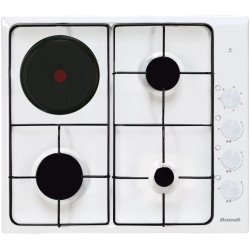 TABLE DE CUISSON MIXTE BPE3411WM EMAIL BLANC