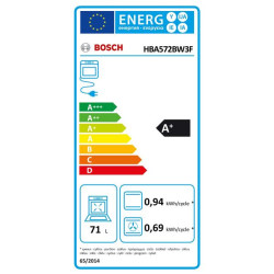 BOSCH - Four pyrolyse HBA572BW3F