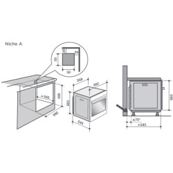 DE DIETRICH - Four pyrolyse DOP8360A
