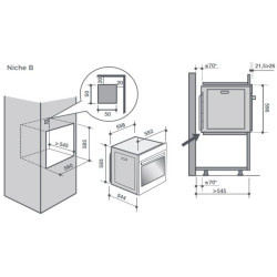DE DIETRICH - Four pyrolyse DOP8360A