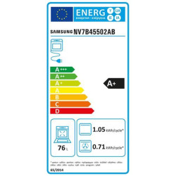 SAMSUNG - Four pyrolyse NV7B45502AB