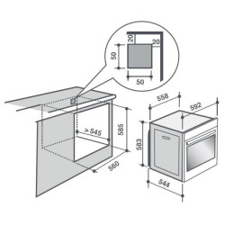 SAUTER - Four pyrolyse SOP6214LB