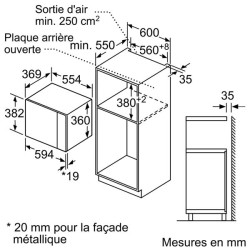 BOSCH - Micro-ondes solo BFL553MS0