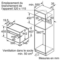 BOSCH - Micro-ondes combiné CMG633BS1