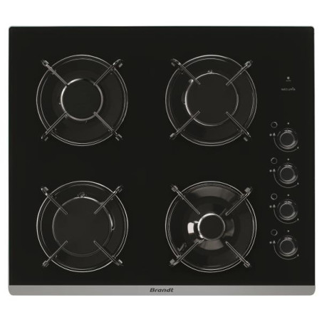 BRANDT - Table de cuisson gaz BPG6413B