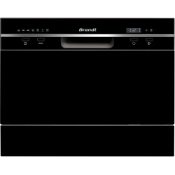 LAVE-VAISSELLE COMPACT BRANDT DFC6519B 6C 49DB NOIIR