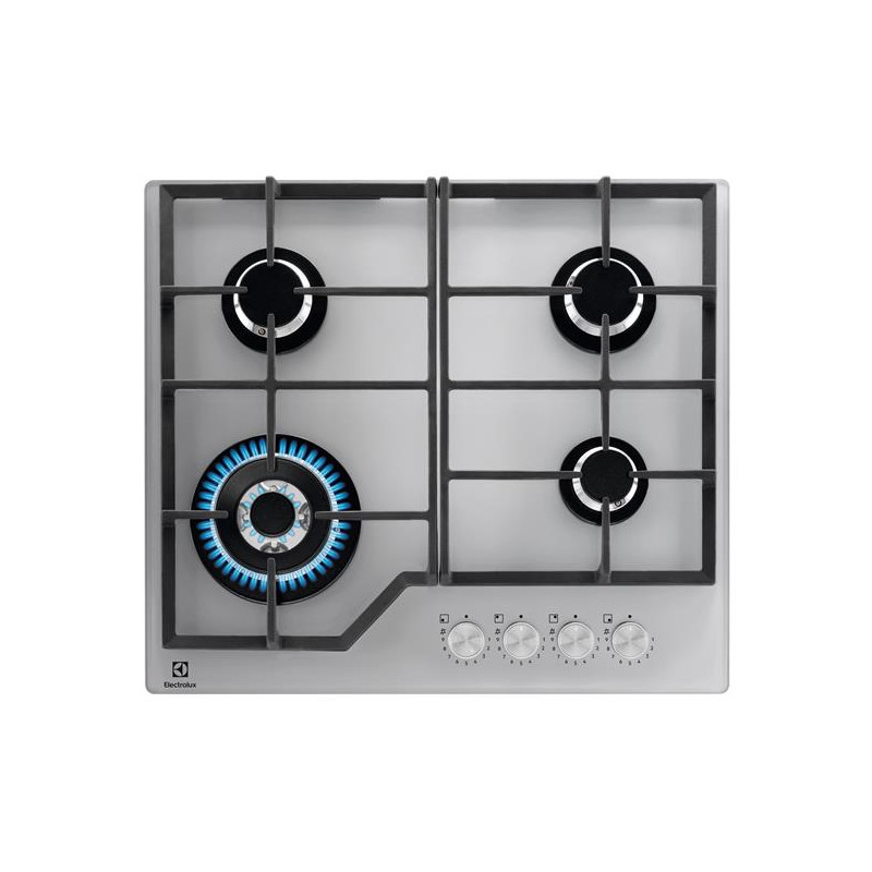 ELECTROLUX - Table de cuisson gaz KGG64362S ELECTROLUX - Table de cuisson gaz KGG64362S