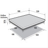 BRANDT - Table de cuisson mixte BPE6411WM