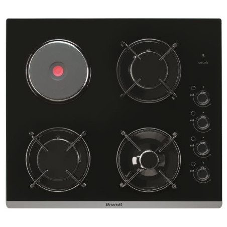 BRANDT - Table de cuisson mixte BPG6413BM