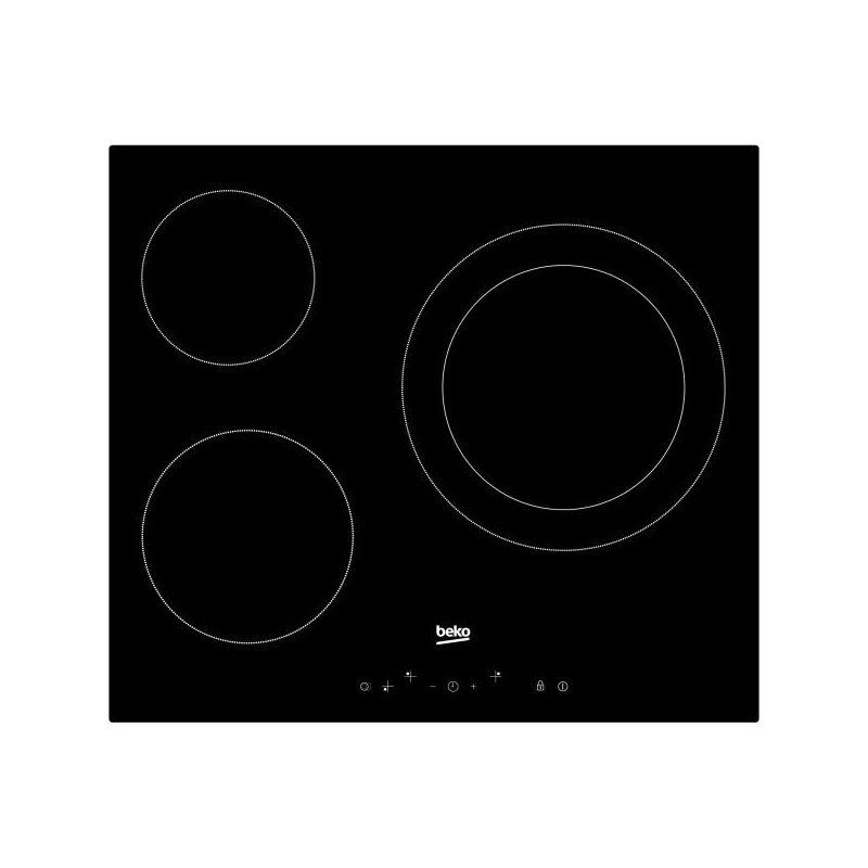 BEKO - Table vitrocéramique HIC63402T