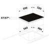 GLEM - Table vitrocéramique GTH63ET