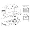INDESIT - Table vitrocéramique RI161C