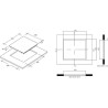 ROSIERES - Table vitrocéramique RH64DBCP/2