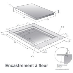 DE DIETRICH - Table induction DPI7584X