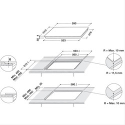 WHIRLPOOL - Table induction WSQ1160NE