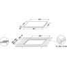 WHIRLPOOL - Table induction WLB3965BFIXL