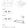 NOVY - Table induction aspirante D40004