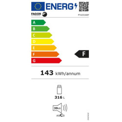 FAGOR - Réfrigérateur 1 porte FTUI316EF