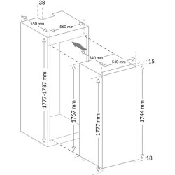 FAGOR - Réfrigérateur 1 porte FTUI316EF