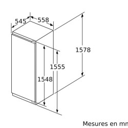 BOSCH - Réfrigérateur 1 porte KIL72AFE0