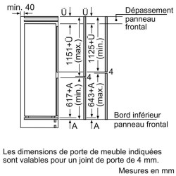 SIEMENS - Réfrigérateur combiné KI87VVFE1