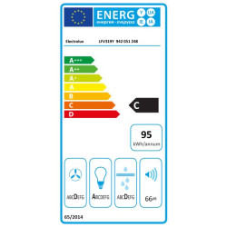 ELECTROLUX - Hotte décorative murale LFV319Y