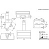 ELECTROLUX - Hotte décorative murale LFV319Y