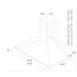 ELICA - Hotte décorative murale PRF0091763B