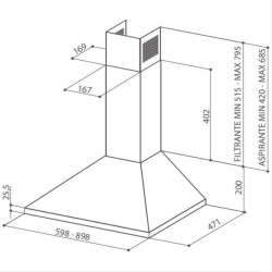 FABER - Hotte décorative murale 5605281