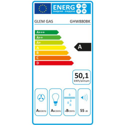 GLEM - Hotte décorative murale GHW880BK