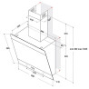 WHIRLPOOL - Hotte décorative murale AKR62FLTK