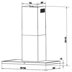 FABER - Hotte décorative murale 5649940