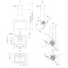 NOVY - Hotte décorative murale D7850