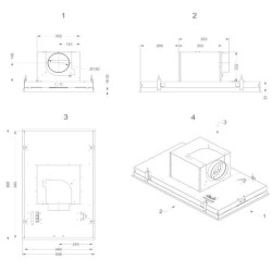 NOVY - Plafonnier avec moteur D6830