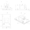 NOVY - Plafonnier avec moteur D6830